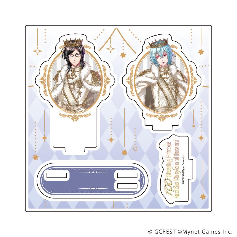 《夢王國與沉睡的100王子》亞克力立牌 36/Zero&Deneb（官方插畫）