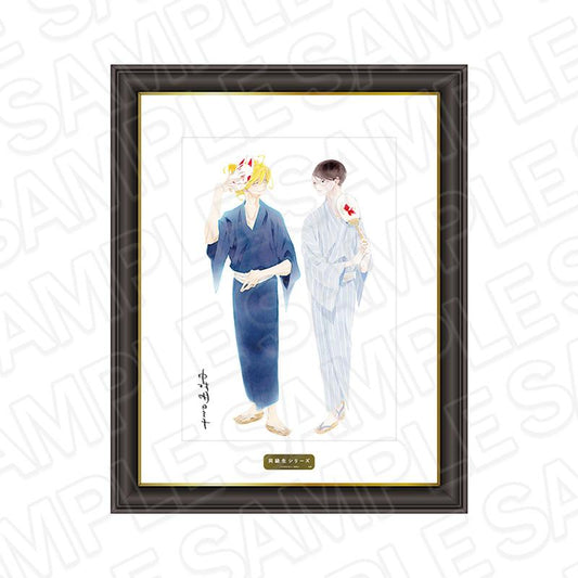 同級生系列 復刻簽名紀念藝術畫 草壁光&佐條利人 夏日祭典版