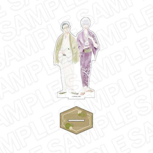 同級生系列 大號亞克力立牌 佐條利人的父親&夏目壽一 夏日祭典版