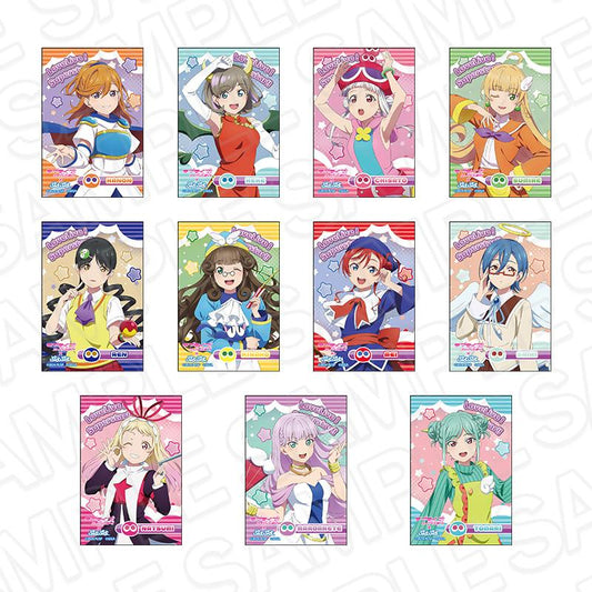 LoveLive! Superstar!!×《噗喲噗喲》方形徽章【全套OPP包裝／11個裝】