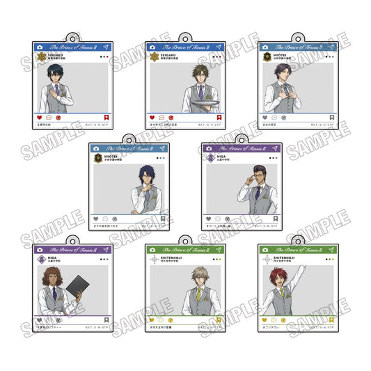 《新網球王子》全新繪製亞克力鑰匙扣收藏【酒店服務員ver.2】【全套BOX／8個裝】