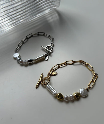 鏈條×變形珍珠手鍊