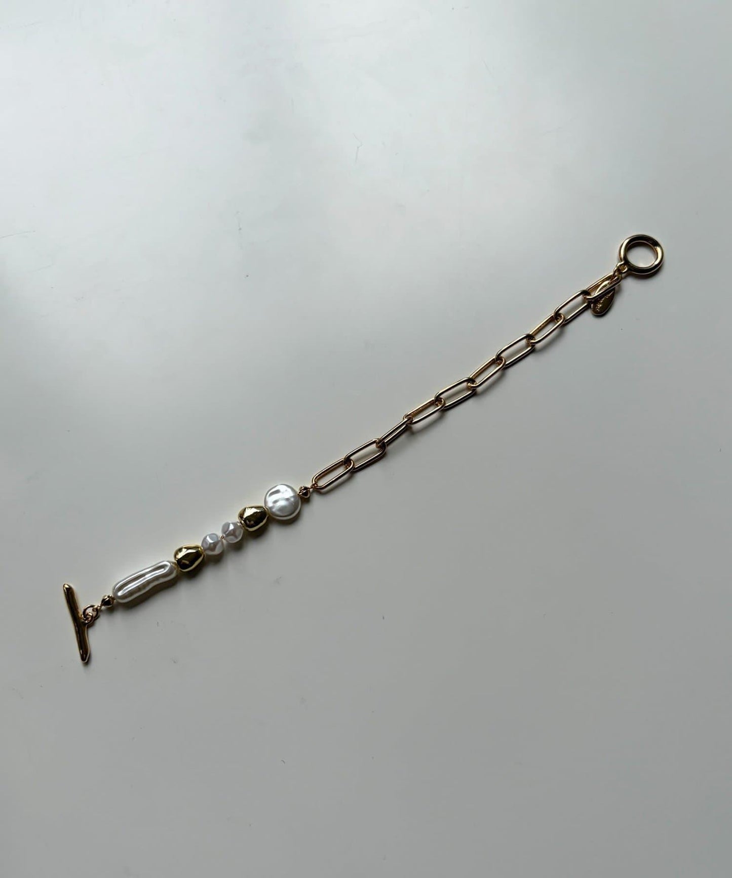 鏈條×變形珍珠手鍊