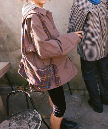 水洗可雙面穿狩獵夾克