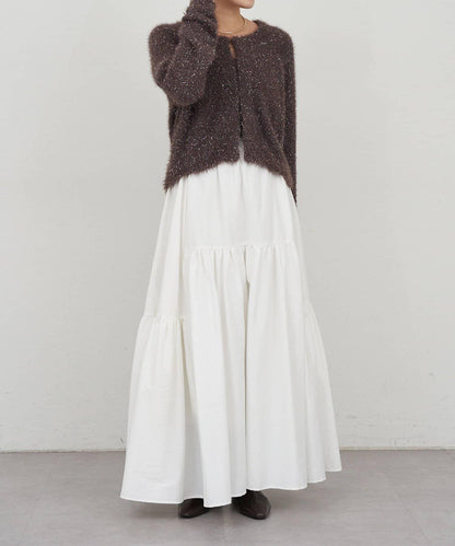 塔夫綢蓬鬆半身裙