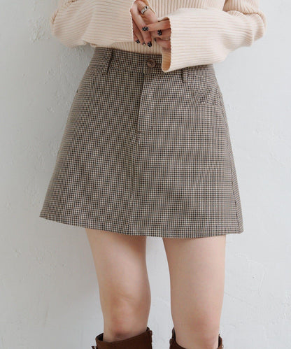【Kastane】套裝格紋迷你裙