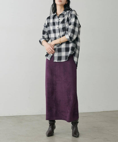 柔軟蓬鬆迷你羽毛針織半身裙