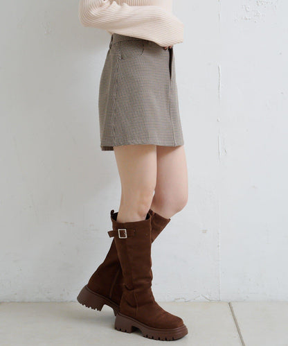 【Kastane】套裝格紋迷你裙