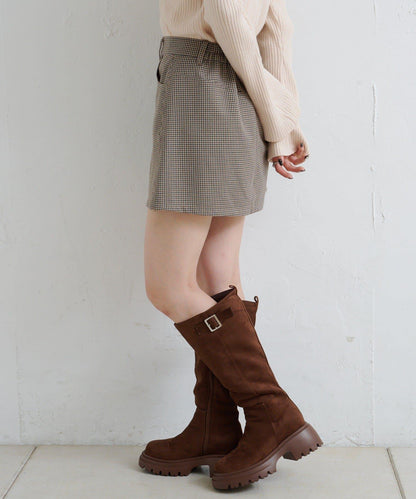 【Kastane】套裝格紋迷你裙
