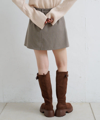 【Kastane】套裝格紋迷你裙
