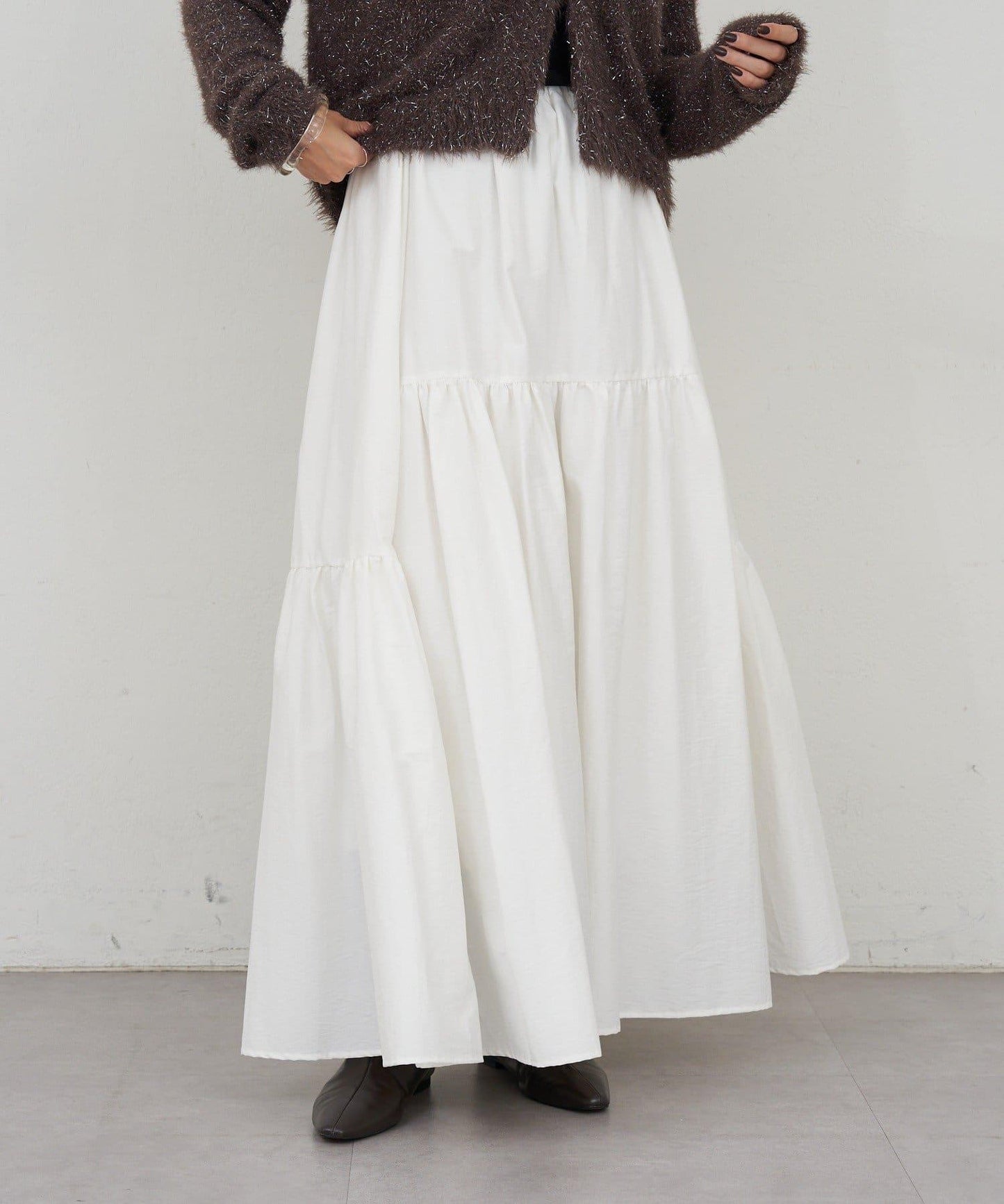 塔夫綢蓬鬆半身裙