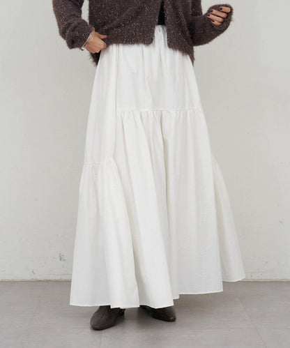 塔夫綢蓬鬆半身裙