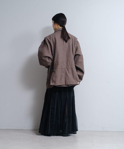 水洗可雙面穿狩獵夾克