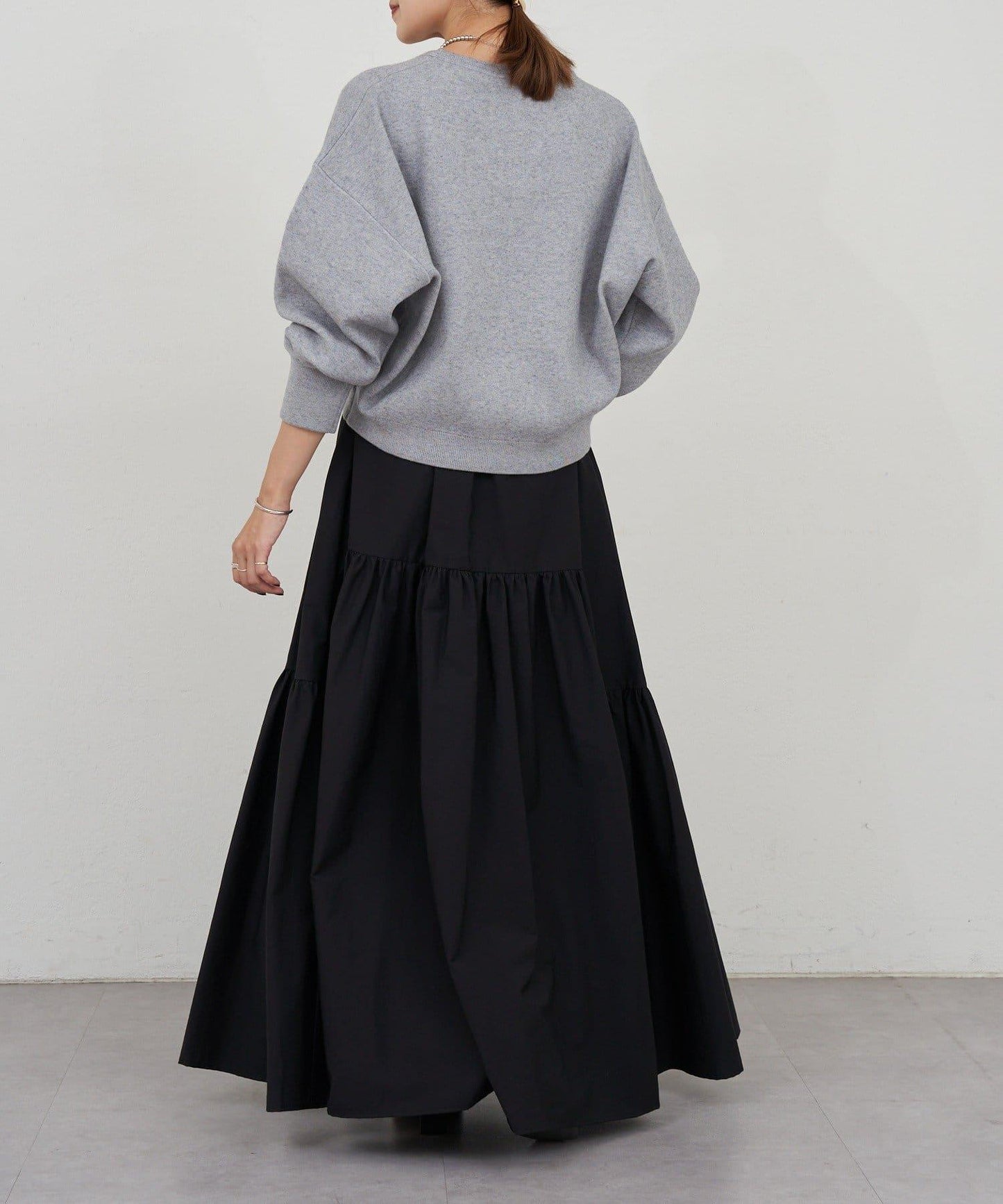 塔夫綢蓬鬆半身裙