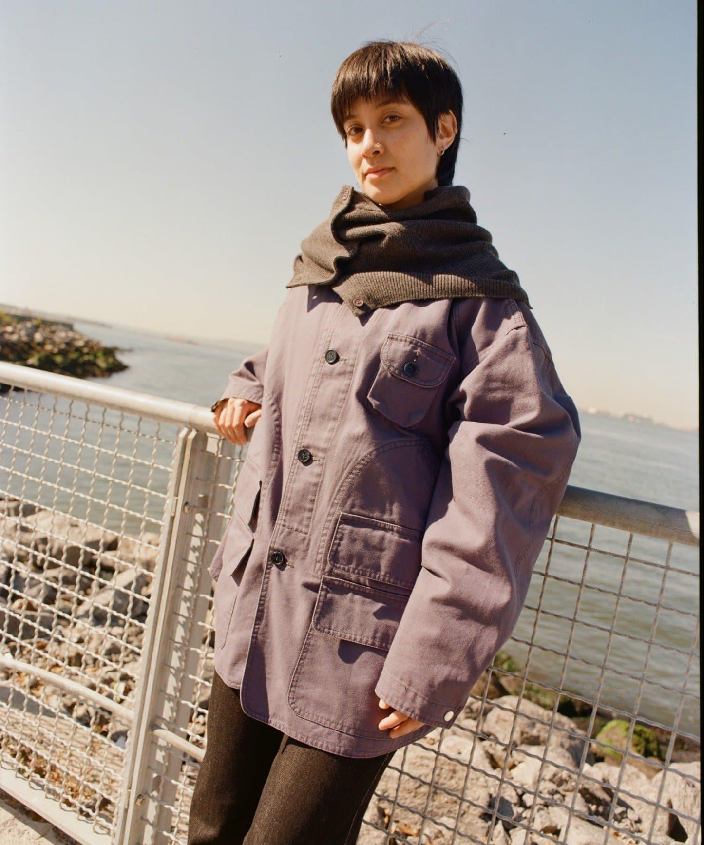 水洗可雙面穿狩獵夾克