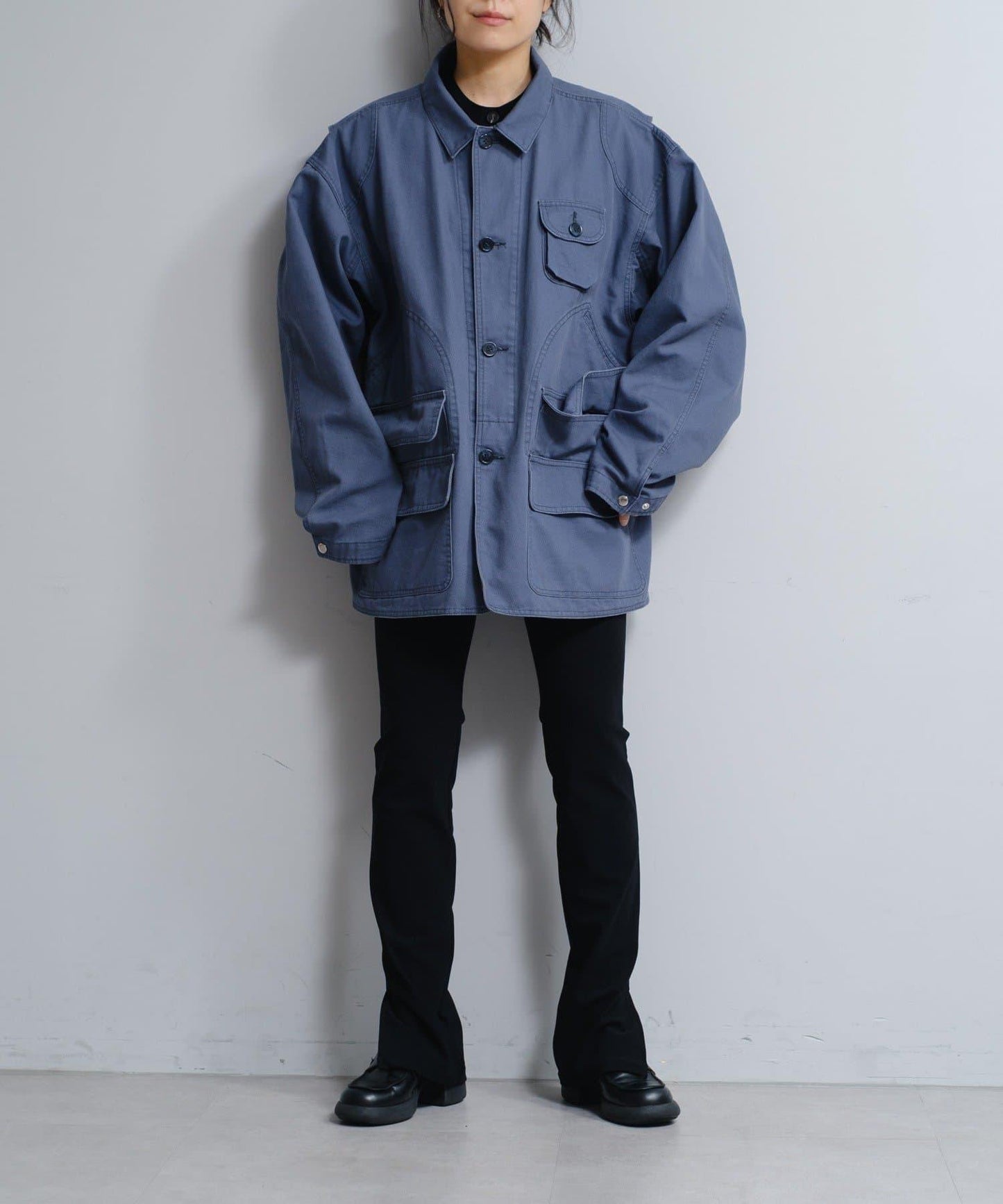 水洗可雙面穿狩獵夾克