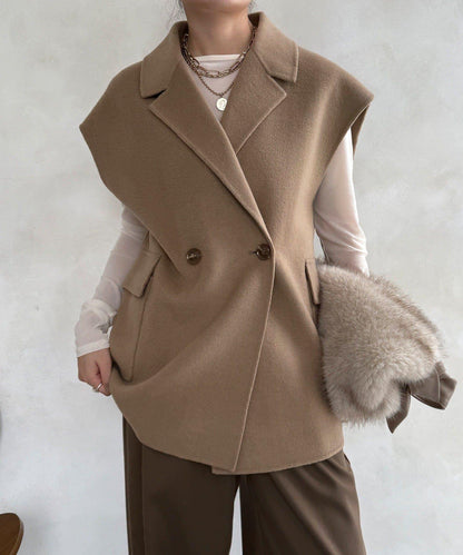 寬鬆版型夾克馬甲