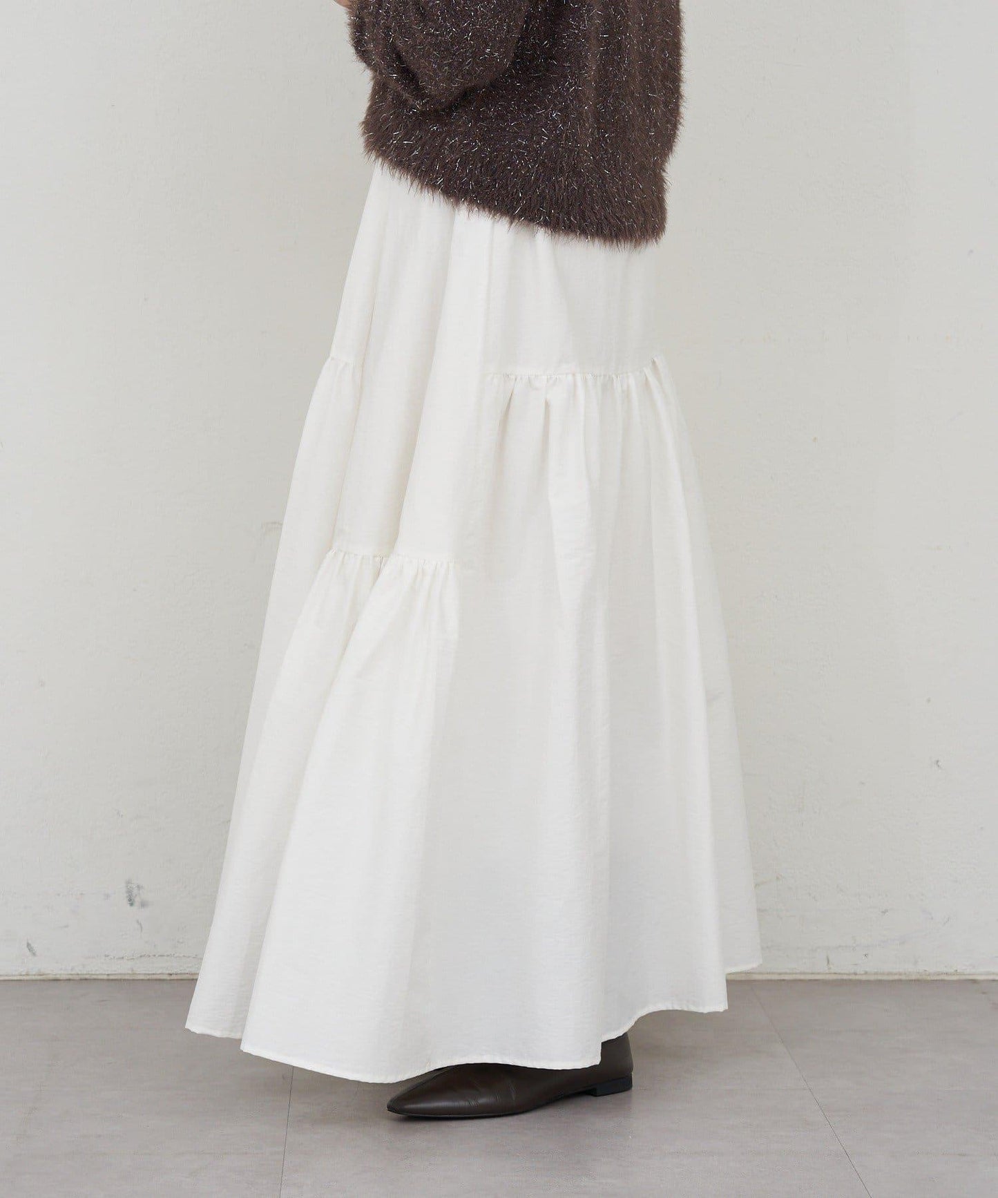 塔夫綢蓬鬆半身裙