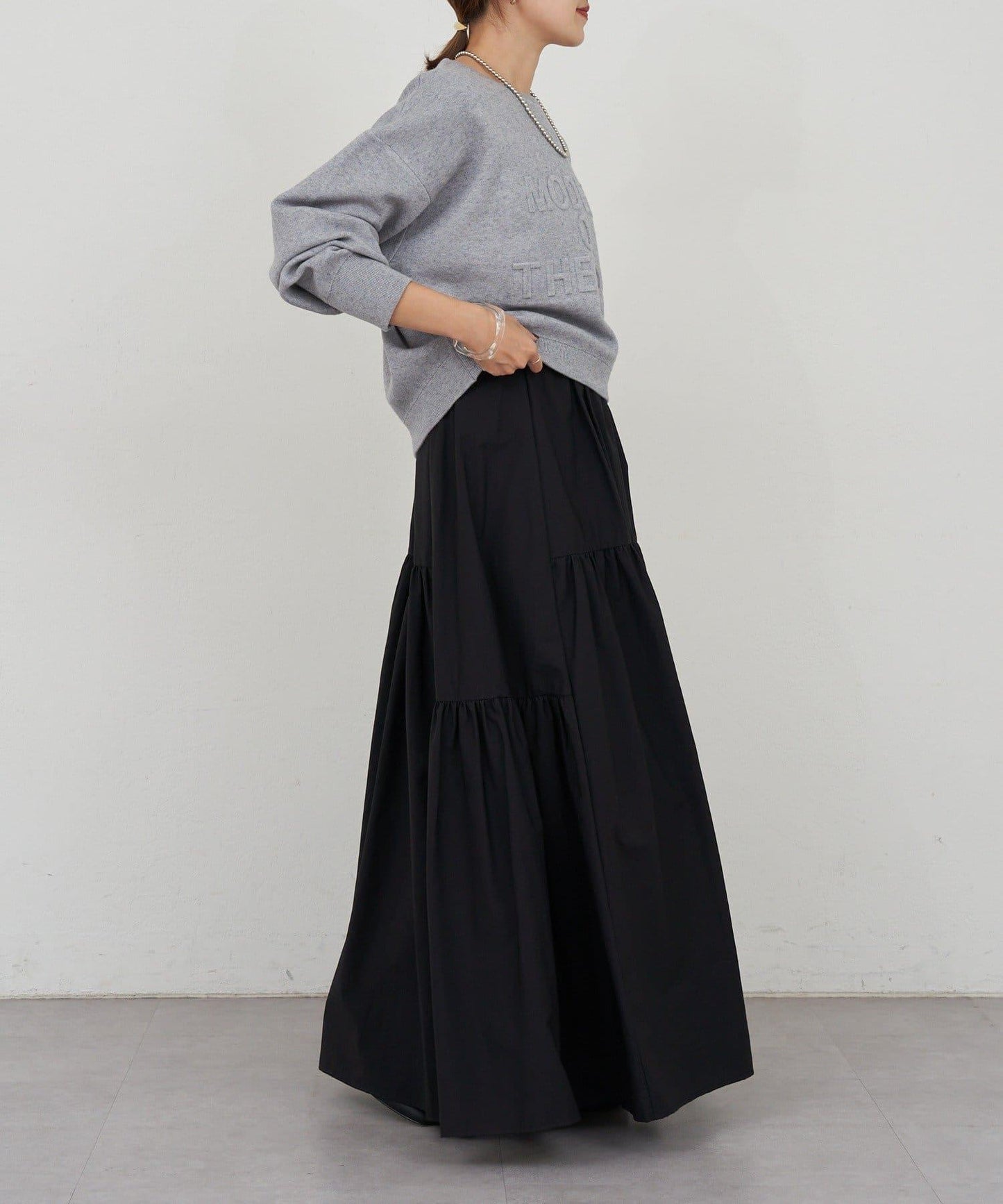 塔夫綢蓬鬆半身裙