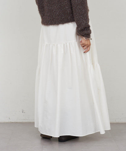 塔夫綢蓬鬆半身裙