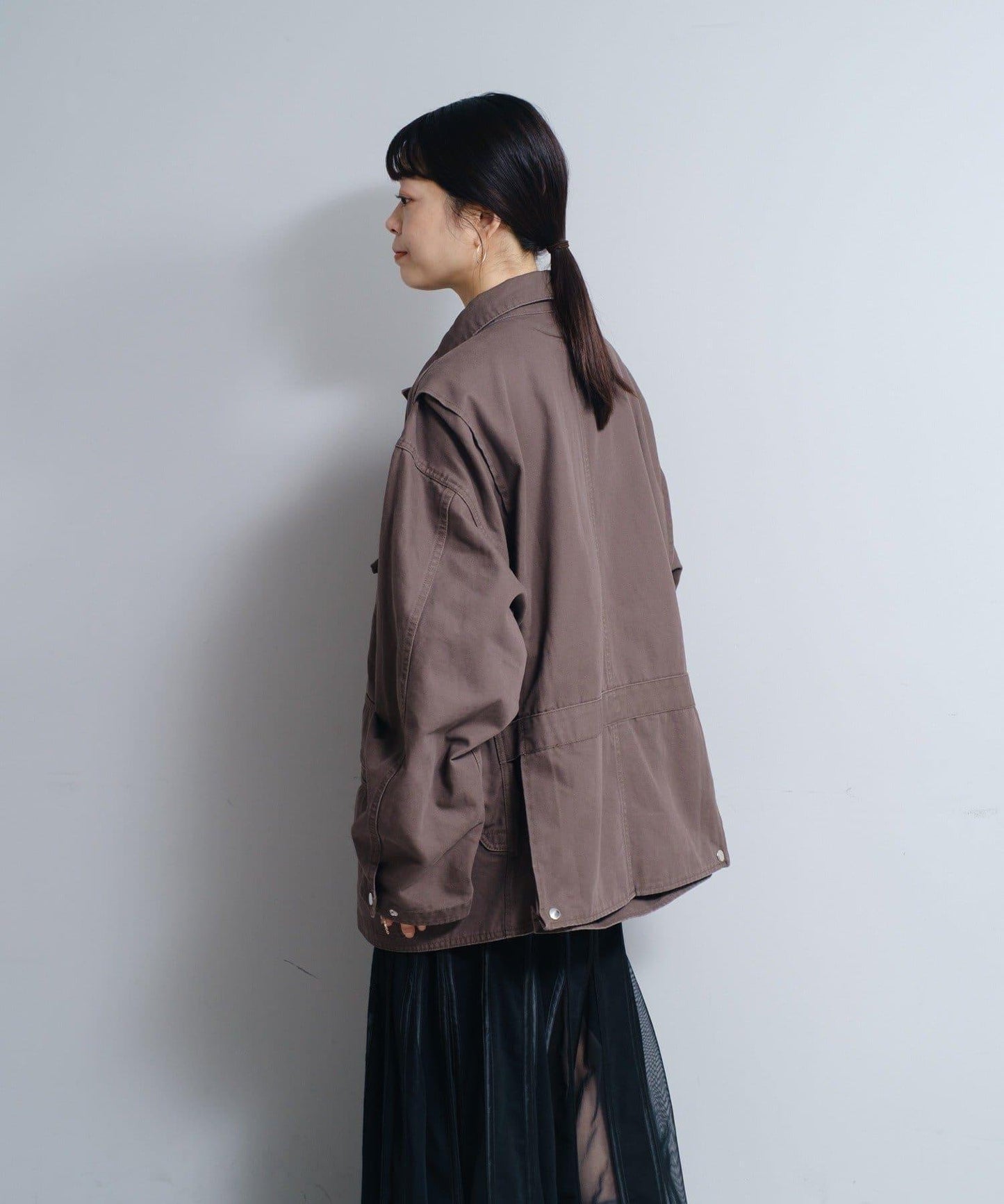 水洗可雙面穿狩獵夾克