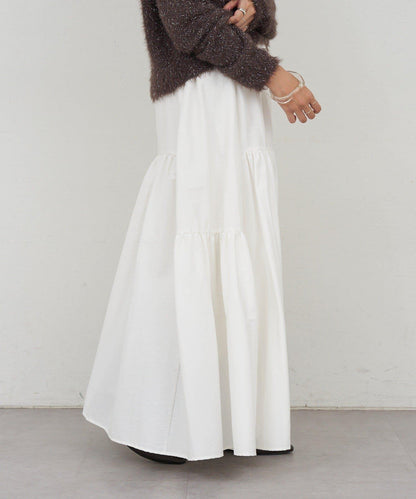 塔夫綢蓬鬆半身裙