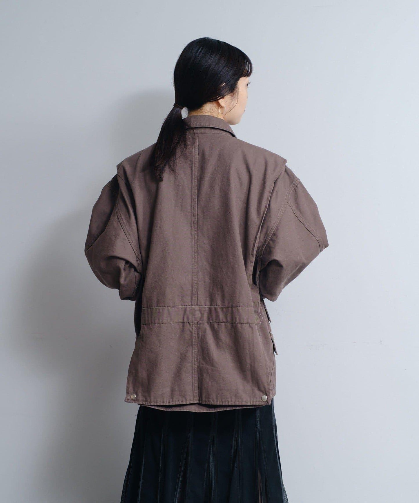 水洗可雙面穿狩獵夾克