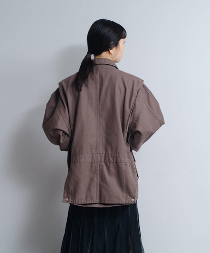 水洗可雙面穿狩獵夾克