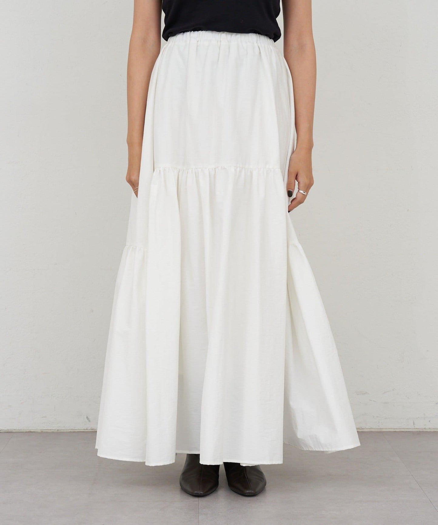 塔夫綢蓬鬆半身裙