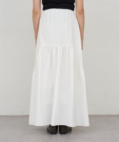 塔夫綢蓬鬆半身裙