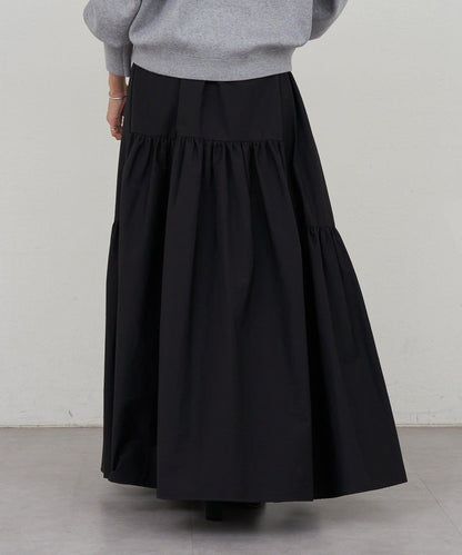 塔夫綢蓬鬆半身裙