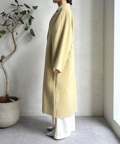 海狸絨長款大衣