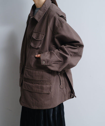 水洗可雙面穿狩獵夾克
