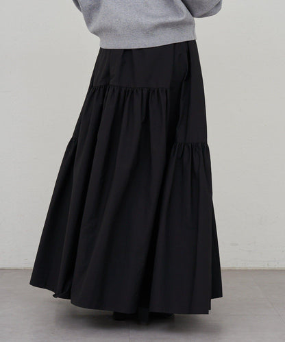 塔夫綢蓬鬆半身裙