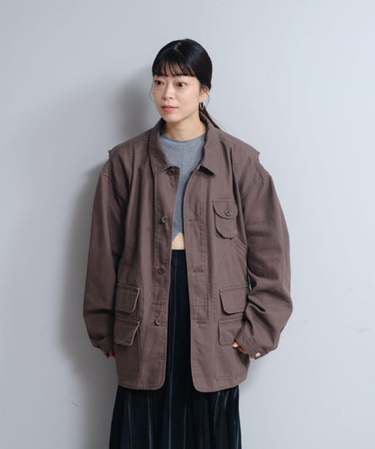 水洗可雙面穿狩獵夾克