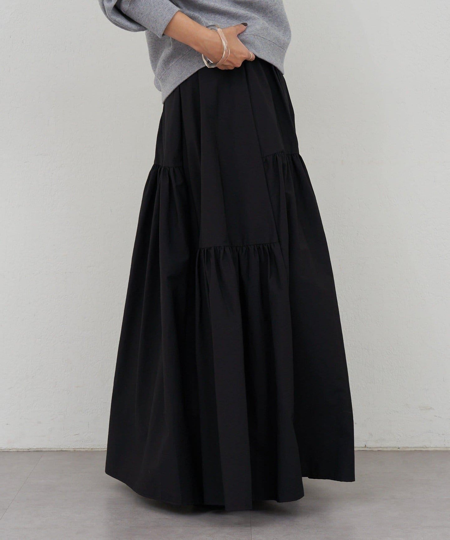 塔夫綢蓬鬆半身裙