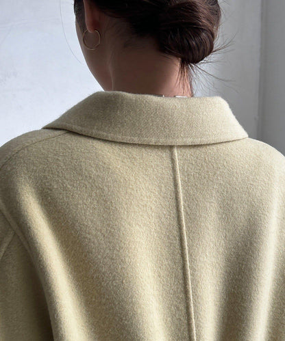 海狸絨長款大衣