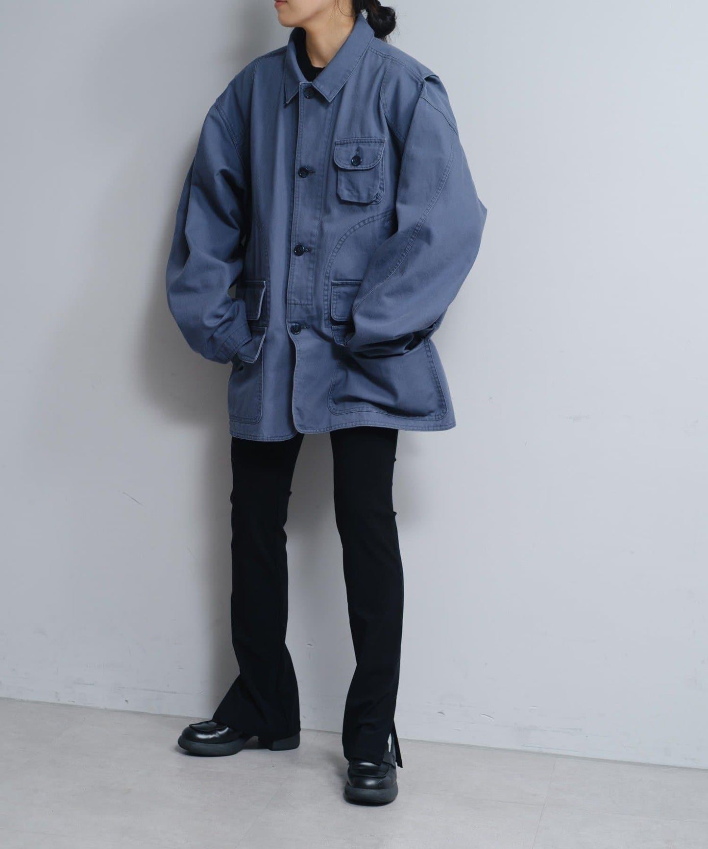 水洗可雙面穿狩獵夾克