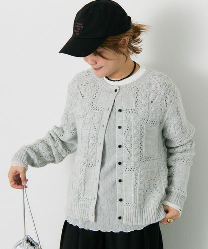 爆米花編織兩用針織衫