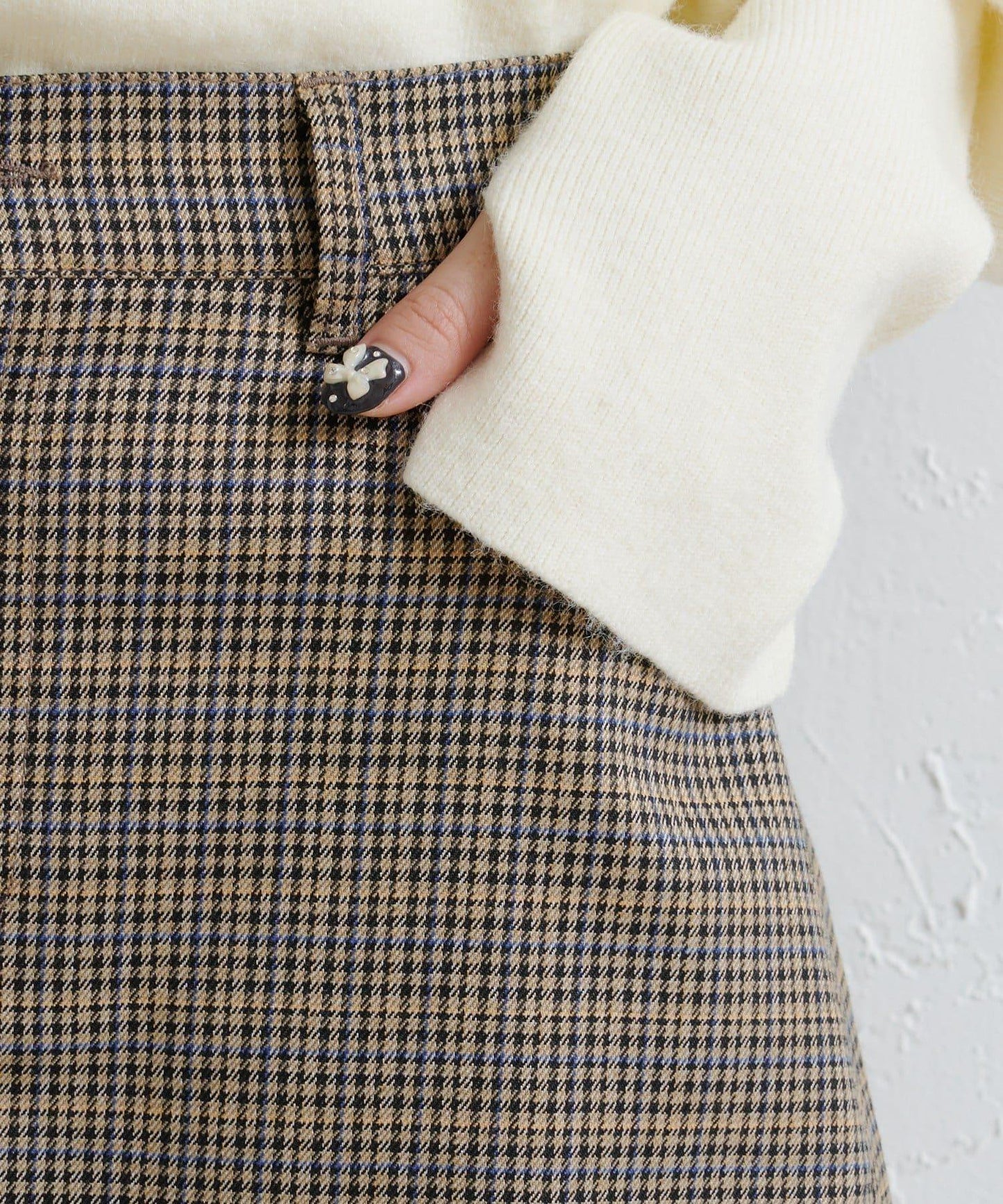 【Kastane】套裝格紋迷你裙