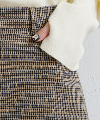 【Kastane】套裝格紋迷你裙