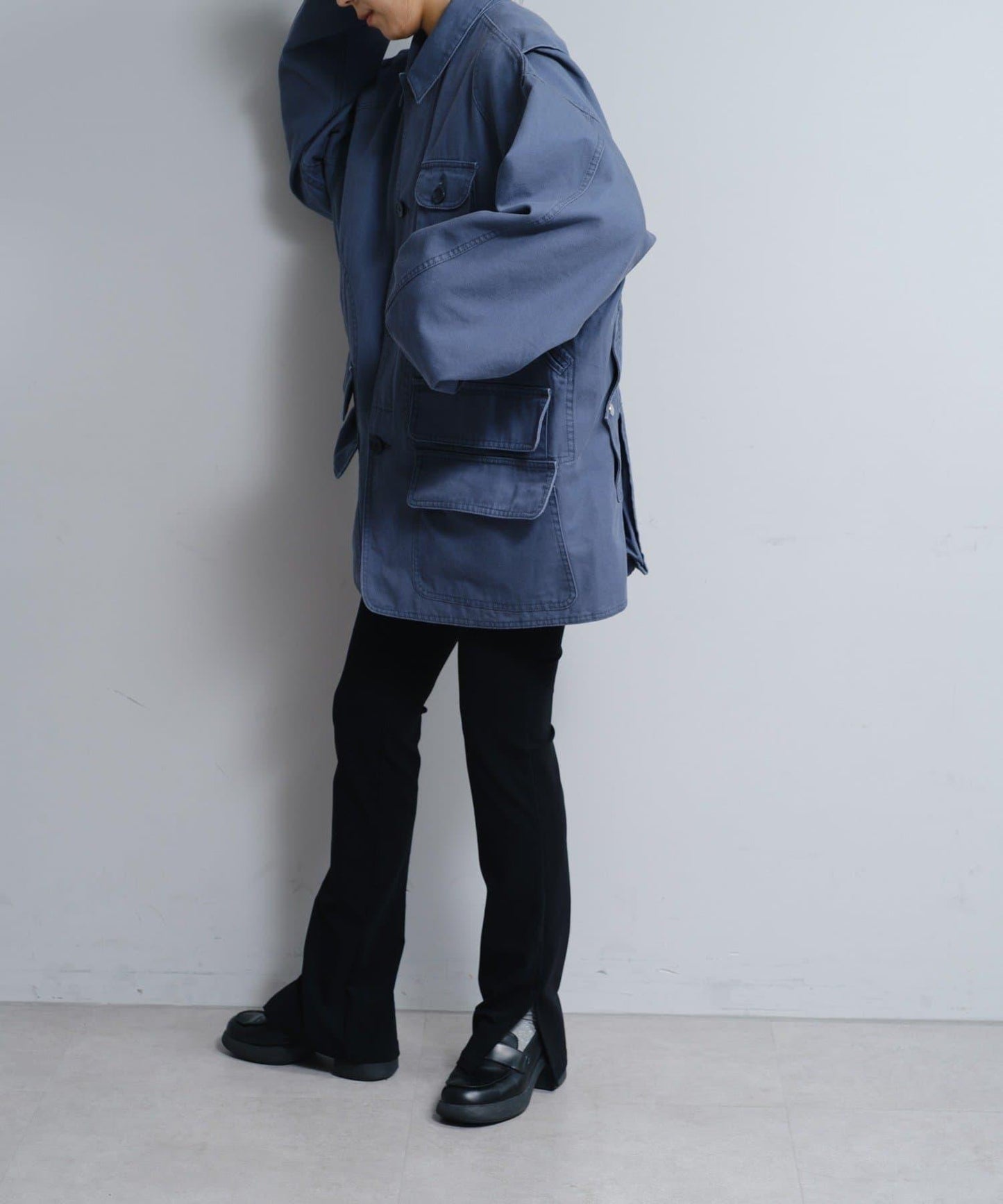 水洗可雙面穿狩獵夾克