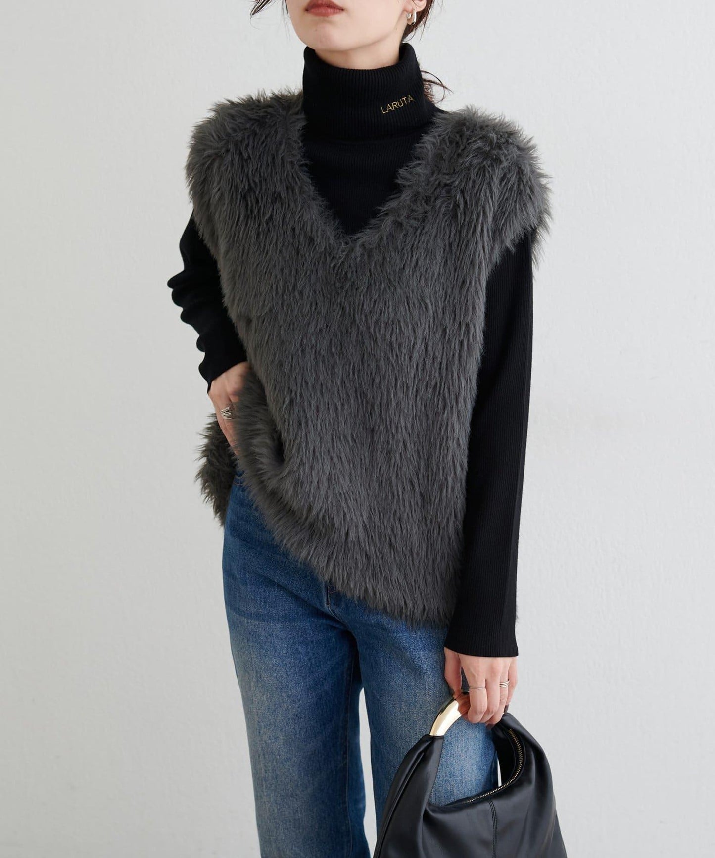 [Yurie企畫]前後兩穿羽毛馬甲