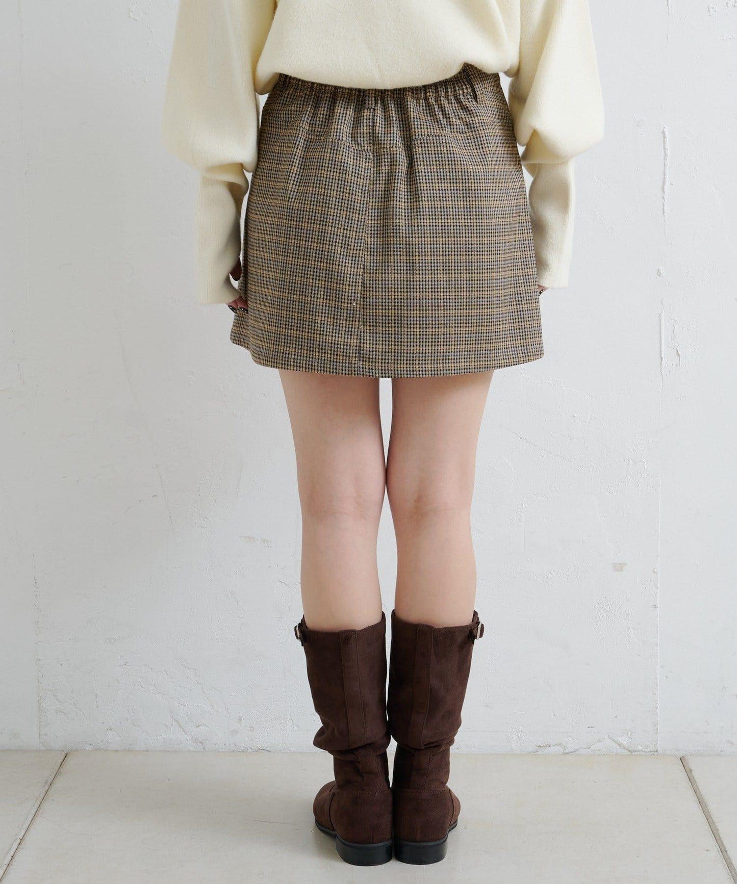 【Kastane】套裝格紋迷你裙