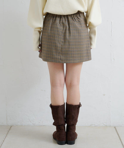 【Kastane】套裝格紋迷你裙