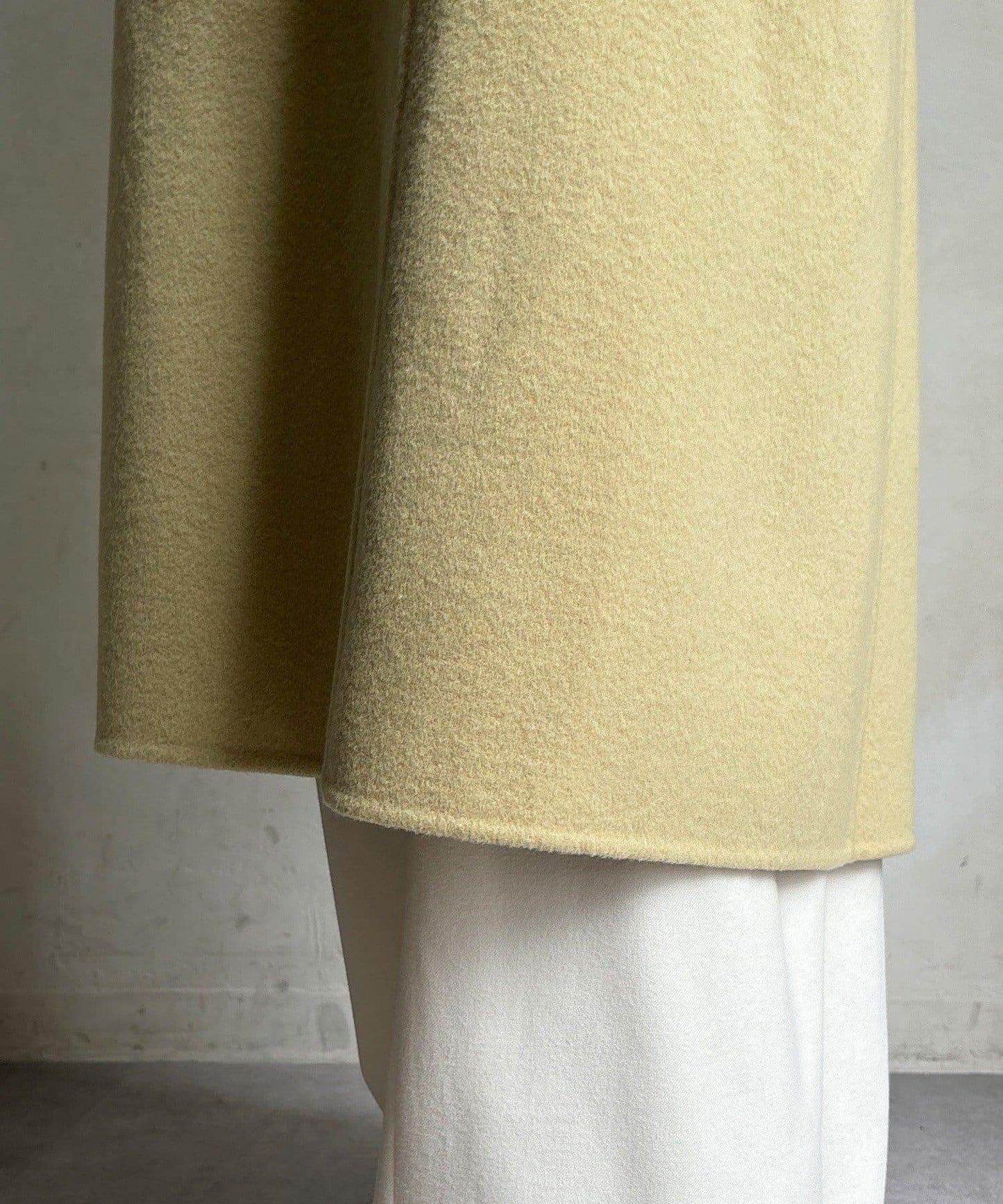 海狸絨長款大衣