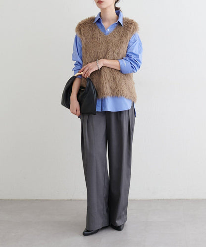 [Yurie企畫]前後兩穿羽毛馬甲