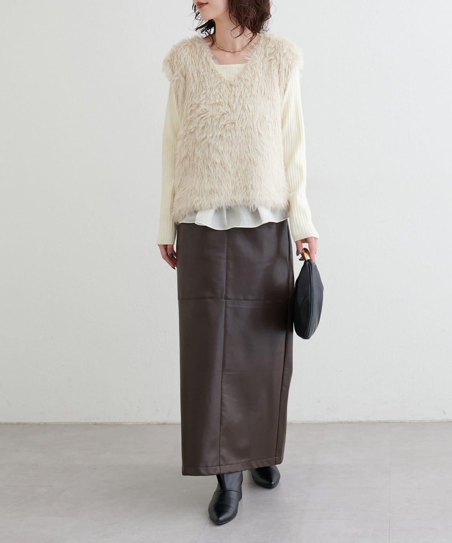 [Yurie企畫]前後兩穿羽毛馬甲