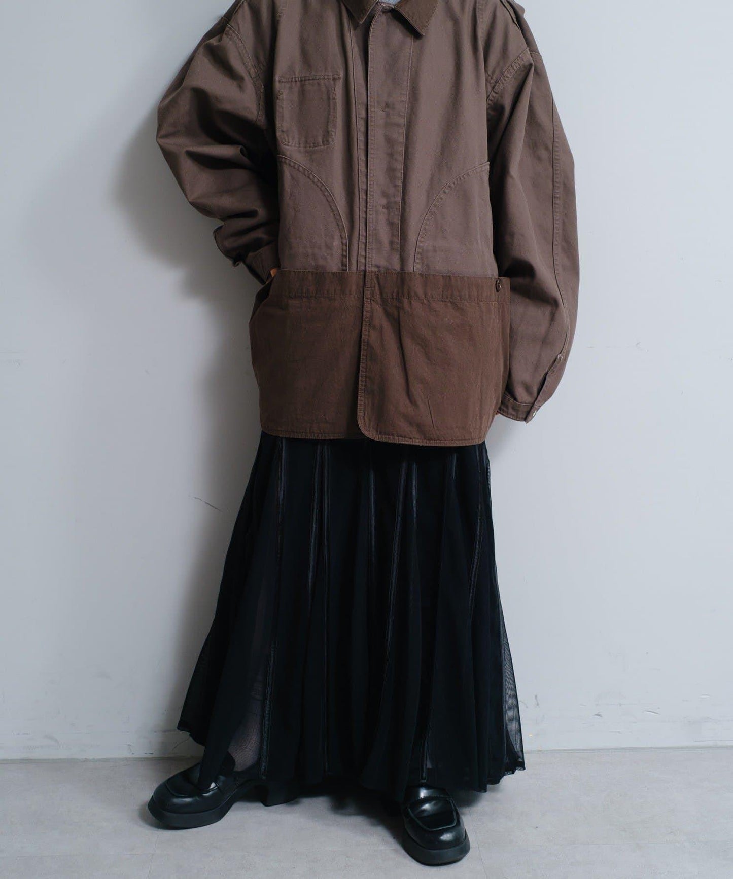 水洗可雙面穿狩獵夾克