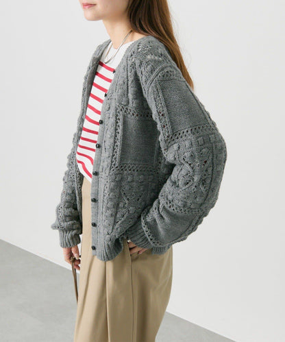 爆米花編織兩用針織衫